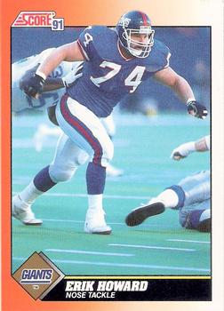 Erik Howard New York Giants 1991 Score NFL #408